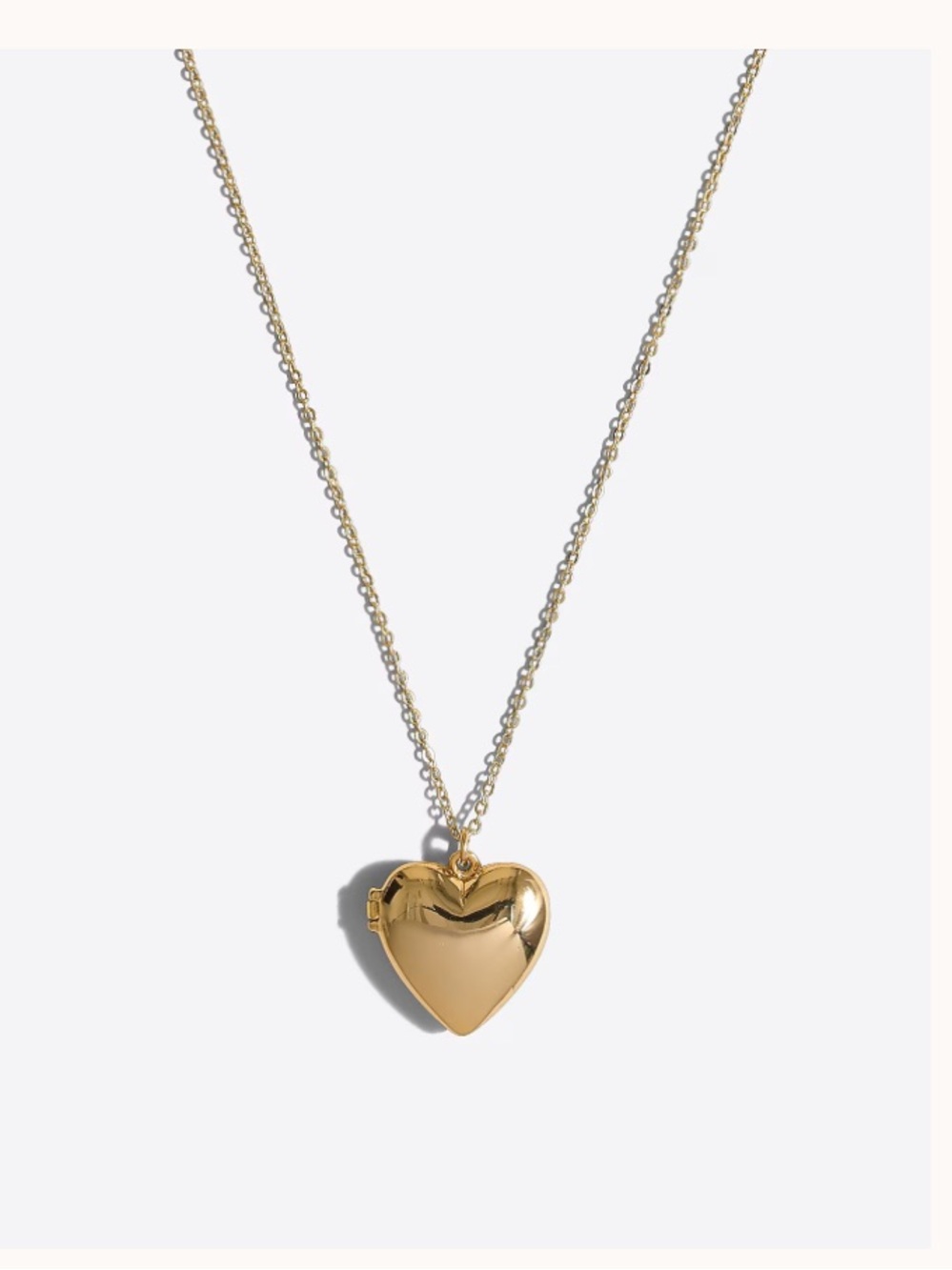 J. Crew CrewCuts Girls' heart locket necklace